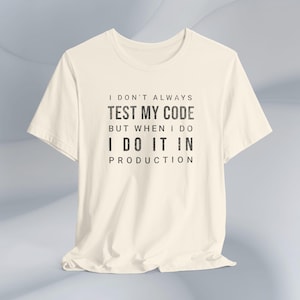 Funny Programmer Humor Unisex Jersey Short Sleeve Tee - Software Gift, SQL Server, Coding Shirt, Tech Joke, Computer Science Top