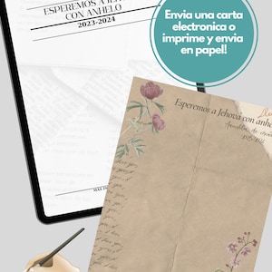 Asamblea de Circuito 2023-2024 Cartas Papel para descargar e imprimir invitacion