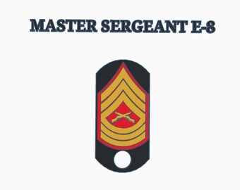 USMC Master Sergeant E-8 - Stanley Topper - 40oz - Clip On