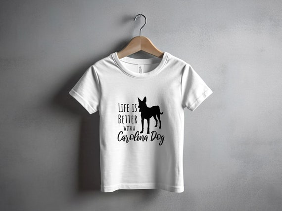 Life is Better With A Carolina Dog T-Shirt, Dog Mom Shirt, Dog Mama, Fur Mama Shirt, Gift for Dog Mom, Gift for Her, Dog Owner Gifts3