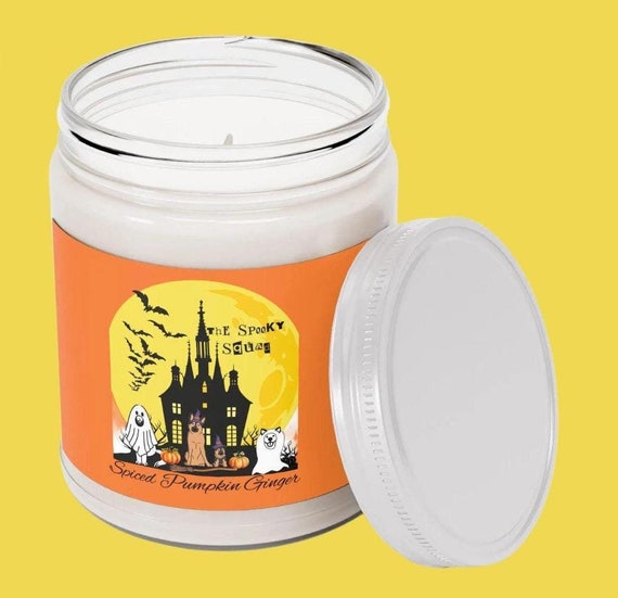 Halloween Candle, Spooky Club, Witchy Candle, Pumpkin Spice Candle, Fall Decor, Scented Candle