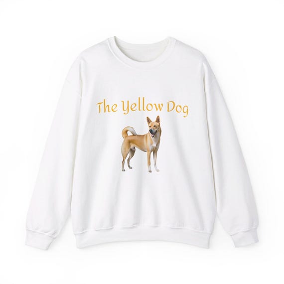 Carolina Dog Unisex Sweatshirt | Cozy Yellow Dog Design | Dog Lover Gift | Animal Print Jumper | Puppy Owner Apparel
