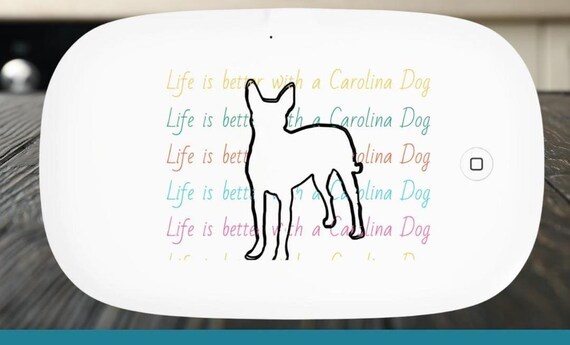 UV Phone Sanitizer and Wireless Charger, Carolina Dog UV Sanitizing Pad, Portable Phone Sterilizer, Wireless Charging Dock, Tech gift