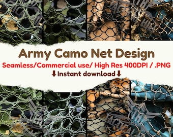 Army Camo Net Design, Navy, Airforce, Army Pattern, Commercial use/ High Res 400DPI / .PNG         ↓↓↓Instant download↓↓↓