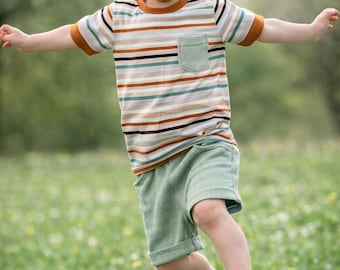 Kinderkleidung T-Shirt Hose Sommer Set "Wiesenwind" HerzlichbySebastian