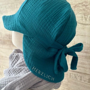 Gorro de muselina para el sol/gorra de visera para niños Shadow Provider HerzlichbySebastian imagen 3