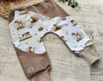 Children's clothing trousers "deer meets fox" HerzlichbySebastian