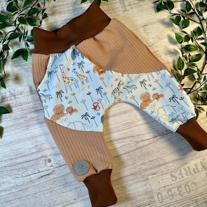 Children&#39;s clothing pants &quot;Elephant on Safari&quot; HerzlichbySebastian