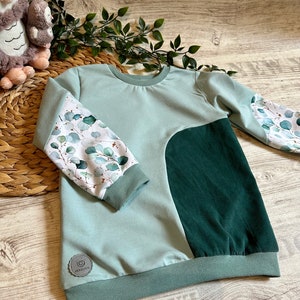 Kinderkleidung Set Warmer Eukalyptus Pulli Hose HerzlichbySebastian Pulli