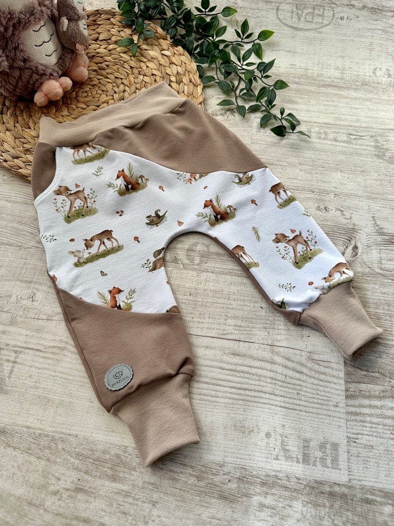 Children's clothing autumn trousers deer meets fox HerzlichbySebastian image 1