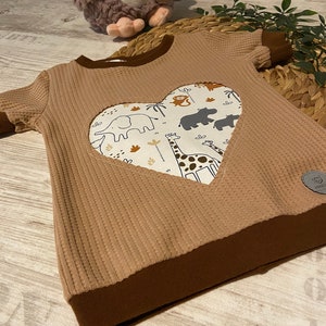 Kinderkleidung T-Shirt Safari Handmade HerzlichbySebastian Bild 1