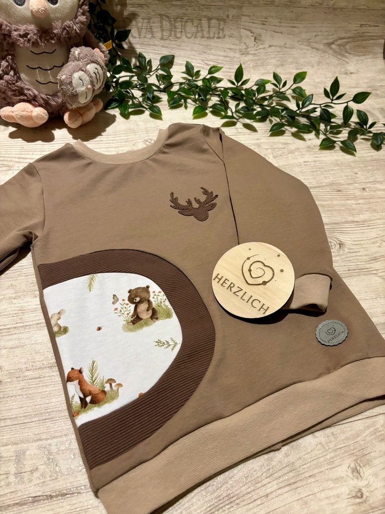 Kinderkleidung Set Zwischen Blättern und Tannen HerzlichbySebastian Pulli