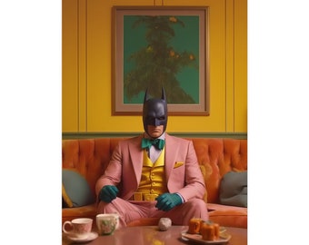 Poster mat de l'heure du thé