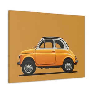 Fiat Flavor Canvas Wall Art Print