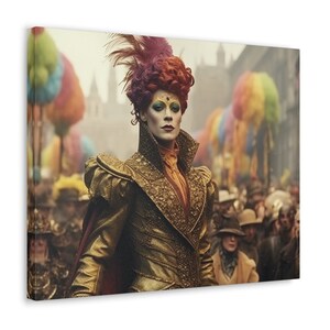 The Queer Enigma Canvas Wall Art Print