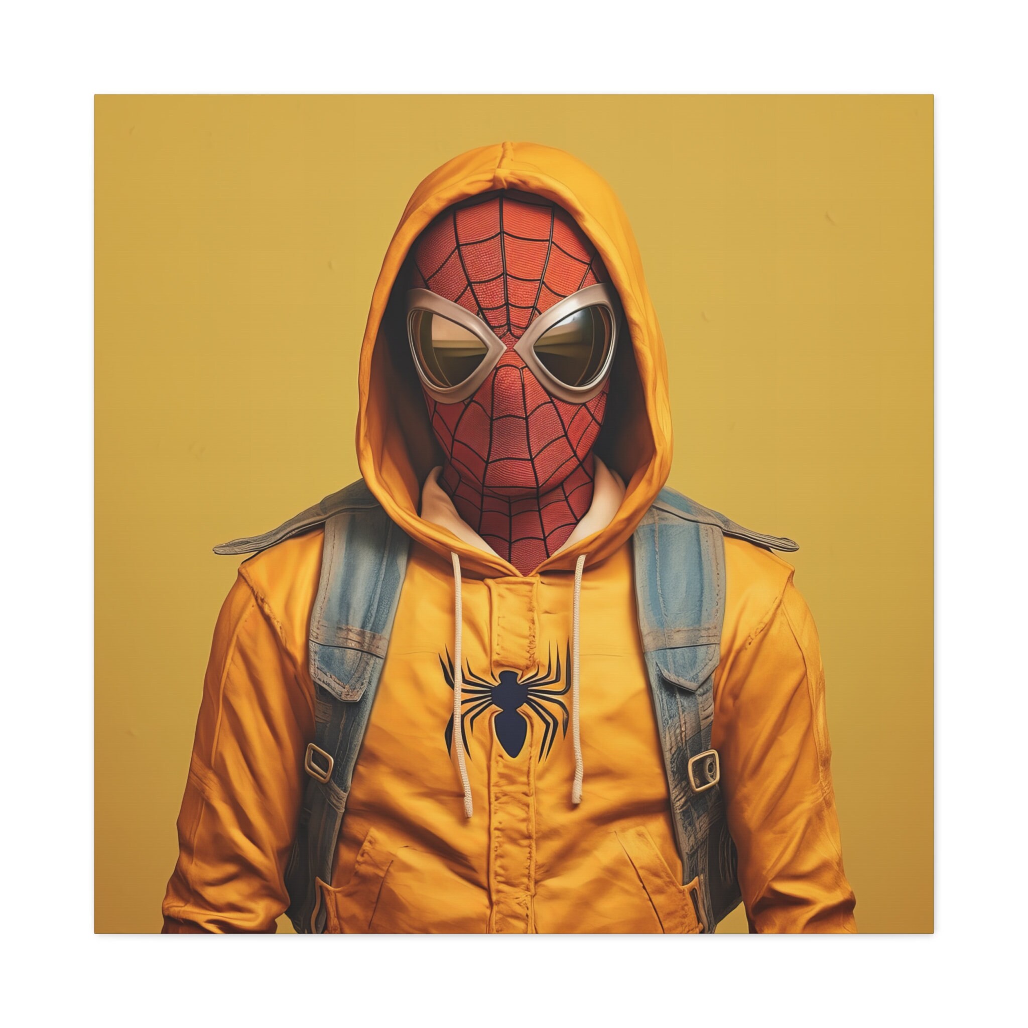 Spider man homecoming yellow hoodie clearance
