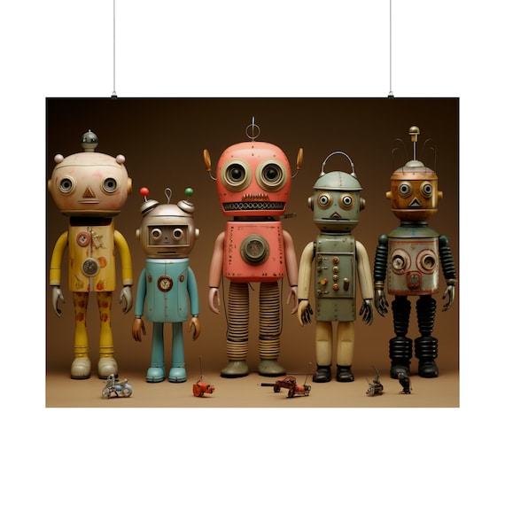 Mechanical Memories: A Retro Robotic Resonance Matte Horizontal