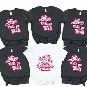 Country Bachelorette Party Shirts, Bachelorette Matching Shirt, Bridal Party Shirt, Funny Bachelorette Shirt, Team Bride Shirt,Cowgirl Shirt