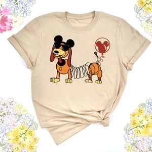 Disney Slinky Dog Shirt, Toy Story Shirt, Disney Characters Shirt, Mickey Ears Slinky Dog Shirt, Slinky Dog Lover Gift, Disney Family Shirt image 6