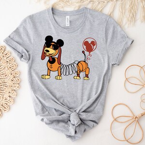 Disney Slinky Dog Shirt, Toy Story Shirt, Disney Characters Shirt, Mickey Ears Slinky Dog Shirt, Slinky Dog Lover Gift, Disney Family Shirt image 5