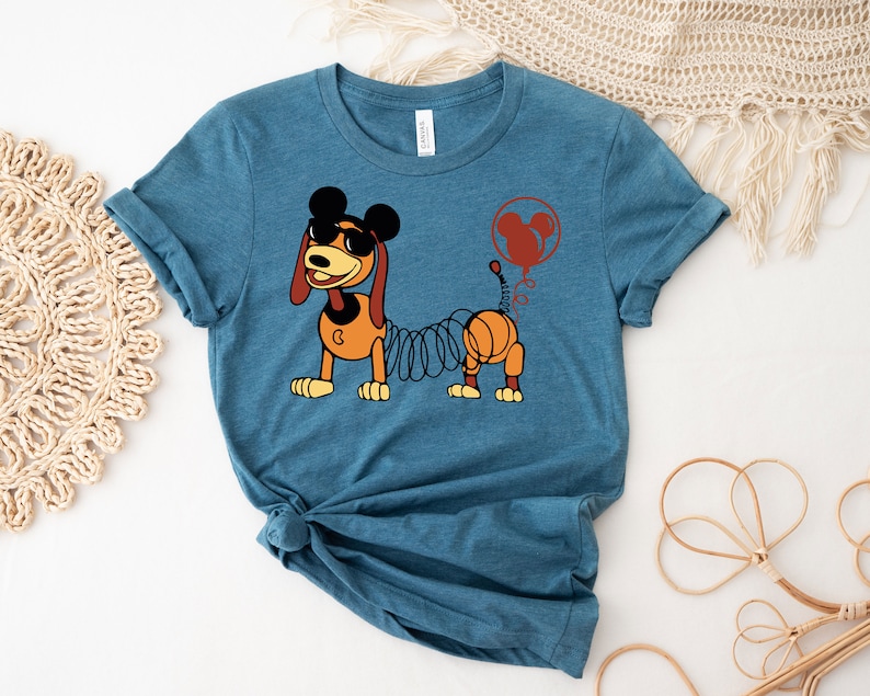 Disney Slinky Dog Shirt, Toy Story Shirt, Disney Characters Shirt, Mickey Ears Slinky Dog Shirt, Slinky Dog Lover Gift, Disney Family Shirt image 8