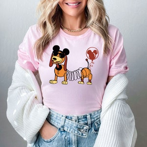 Disney Slinky Dog Shirt, Toy Story Shirt, Disney Characters Shirt, Mickey Ears Slinky Dog Shirt, Slinky Dog Lover Gift, Disney Family Shirt image 2