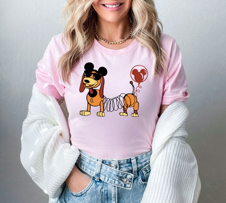 Disney Slinky Dog Shirt, Toy Story Shirt, Disney Characters Shirt, Mickey Ears Slinky Dog Shirt, Slinky Dog Lover Gift, Disney Family Shirt image 2