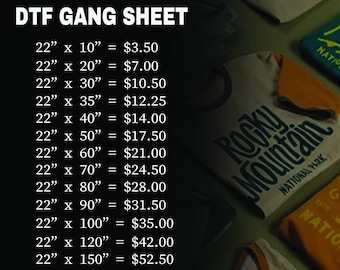 Custom DTF Transfers - High-Quality Direct To Film Heat Transfers - Personalized Designs For T-Shirts, Hoodies, Bags & More