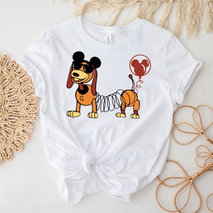 Disney Slinky Dog Shirt, Toy Story Shirt, Disney Characters Shirt, Mickey Ears Slinky Dog Shirt, Slinky Dog Lover Gift, Disney Family Shirt image 3