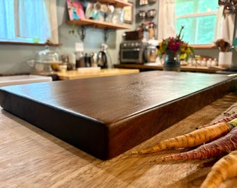 Extra Thick Walnut Cutting Board, Thick Walnut Serving Board