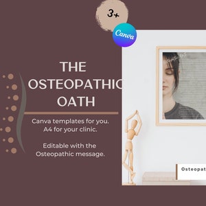 The Osteopathic Oath, Wall Art - templates/ready-to-use