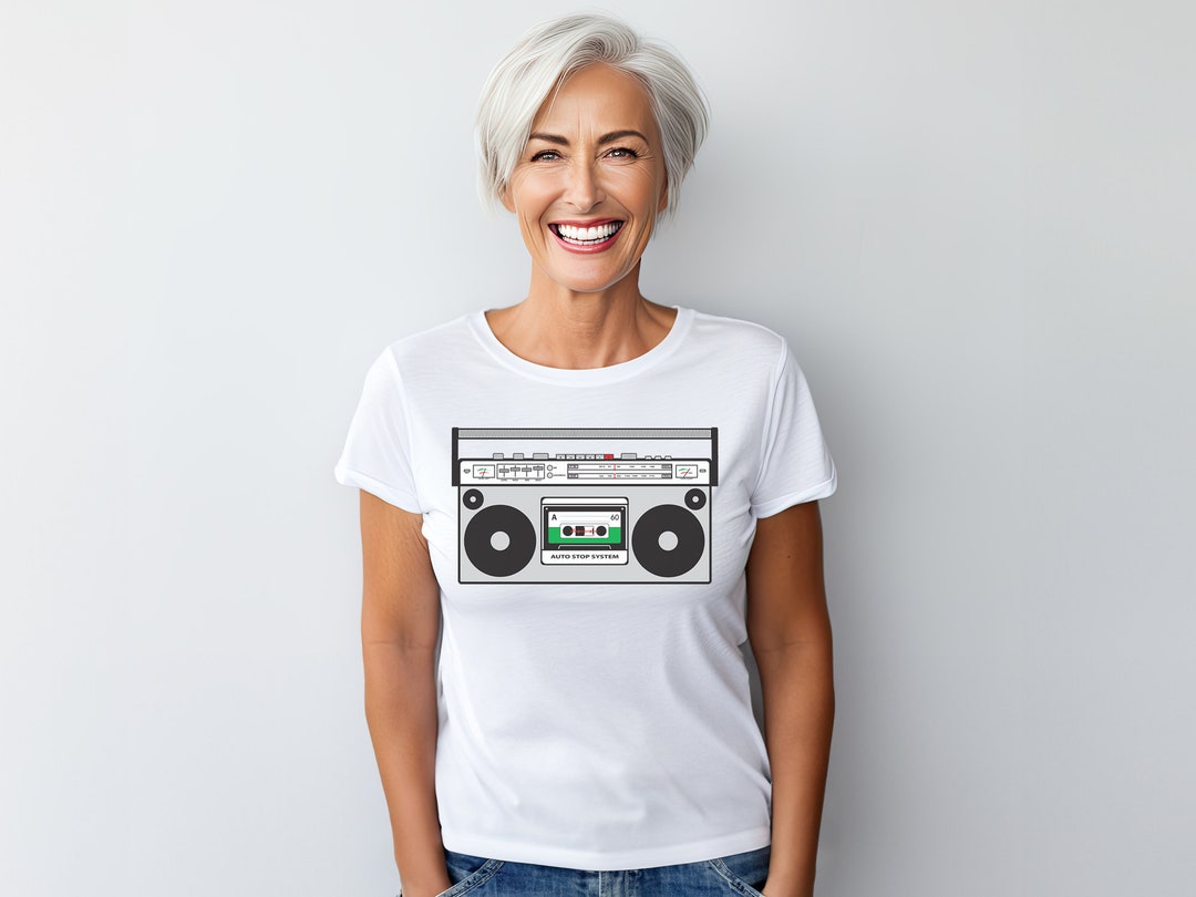 Boombox Number 9 Women's Relaxed Tshirt Etsy