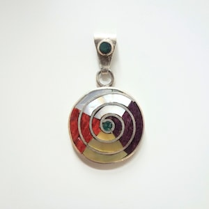 Multi-coloured Pachamama necklace