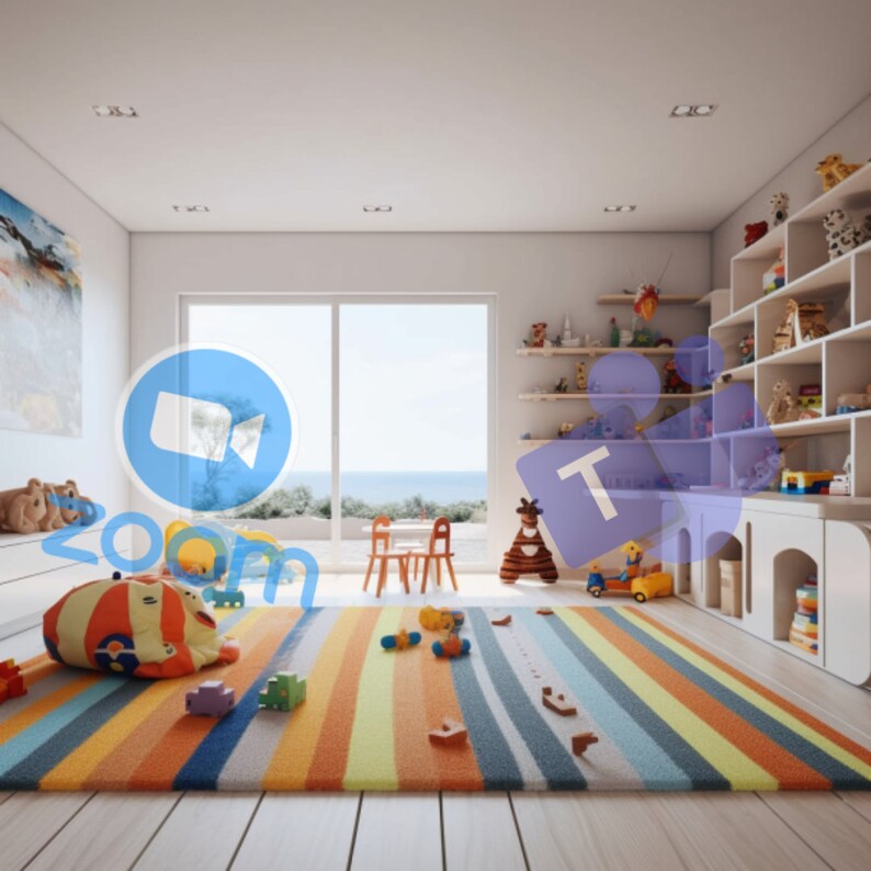 Free Children's Zoom Background / Playrooms Buy One and Etsy UK