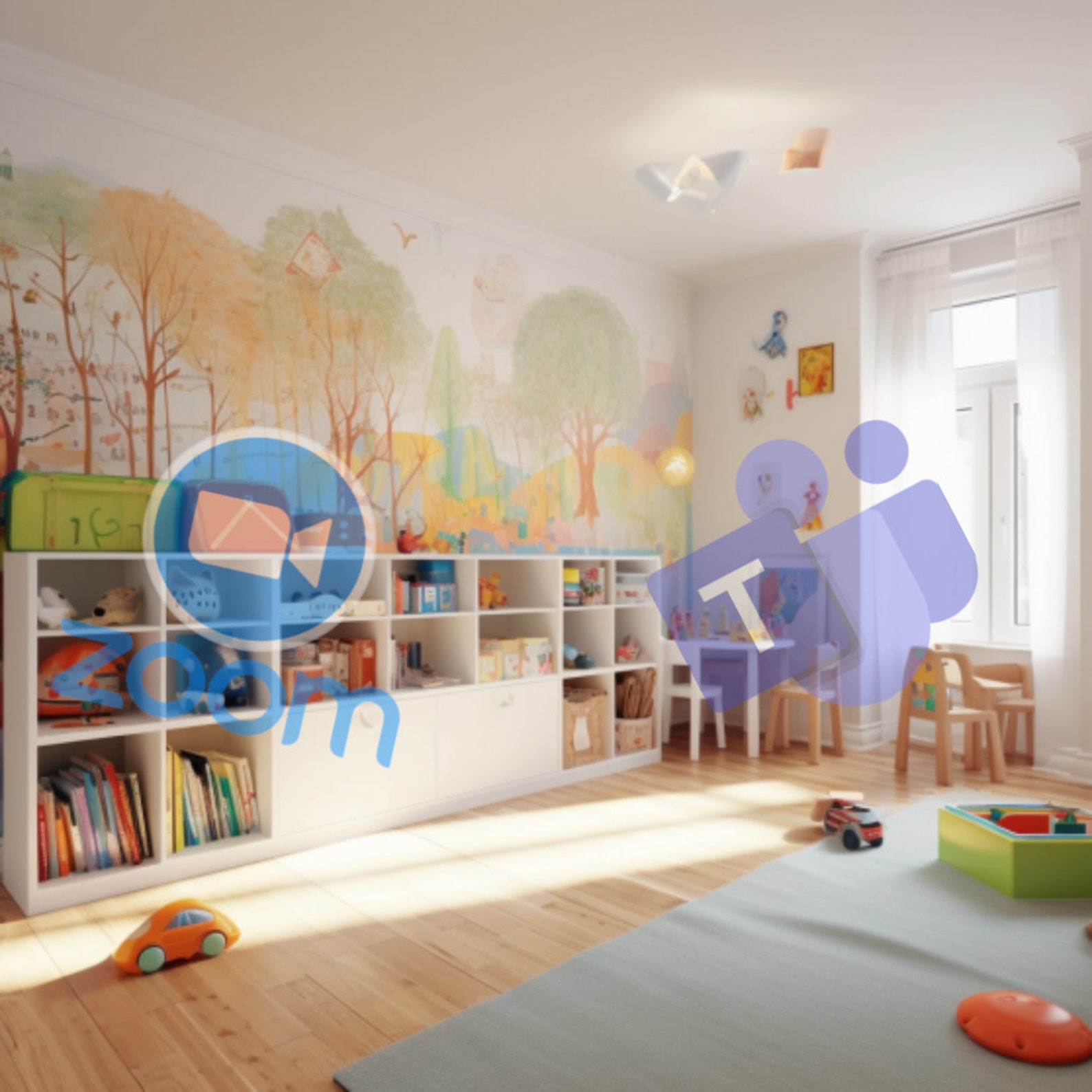 Free Children's Zoom Background / Playrooms Buy One and Etsy UK