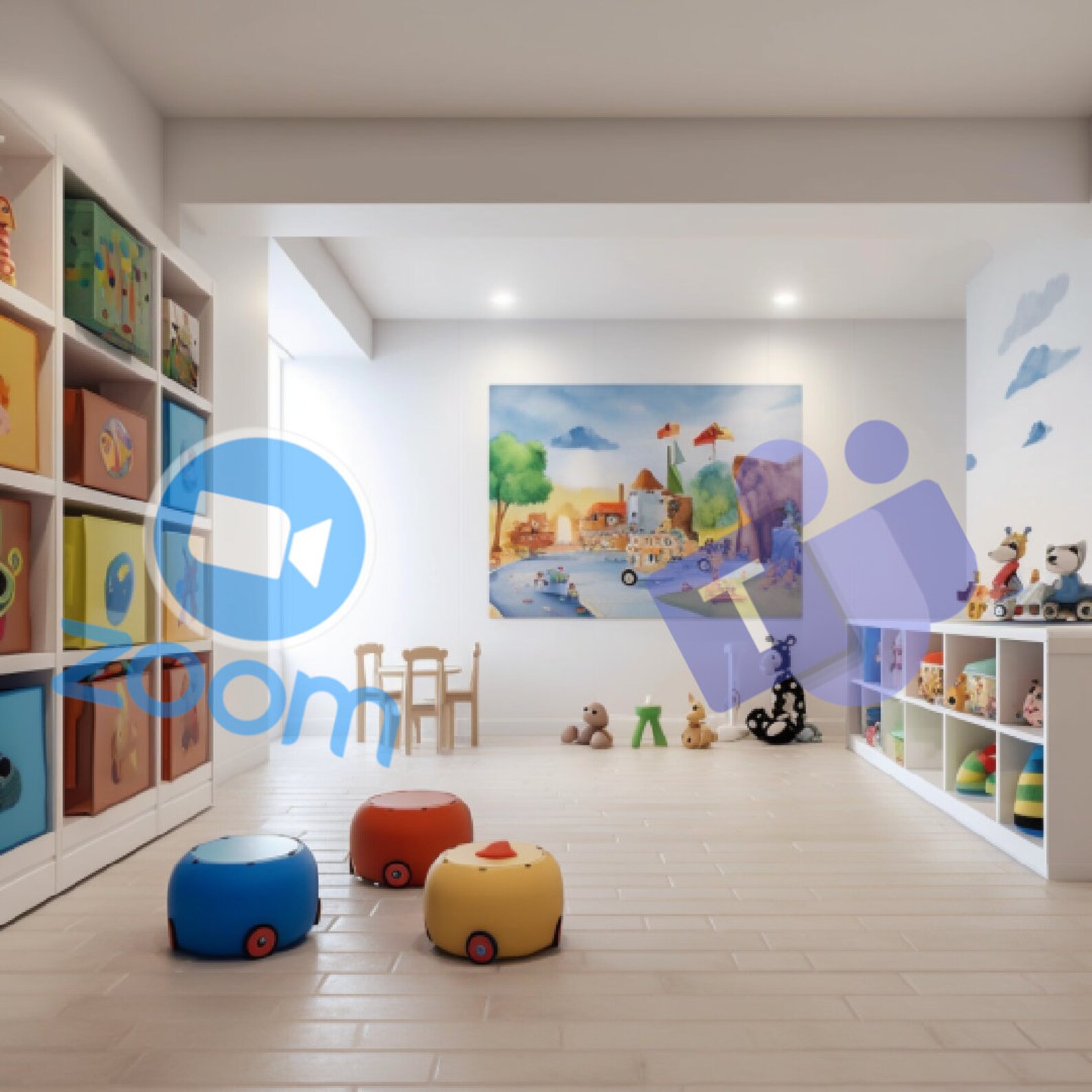 Free Children's Zoom Background / Playrooms Buy One and Etsy UK