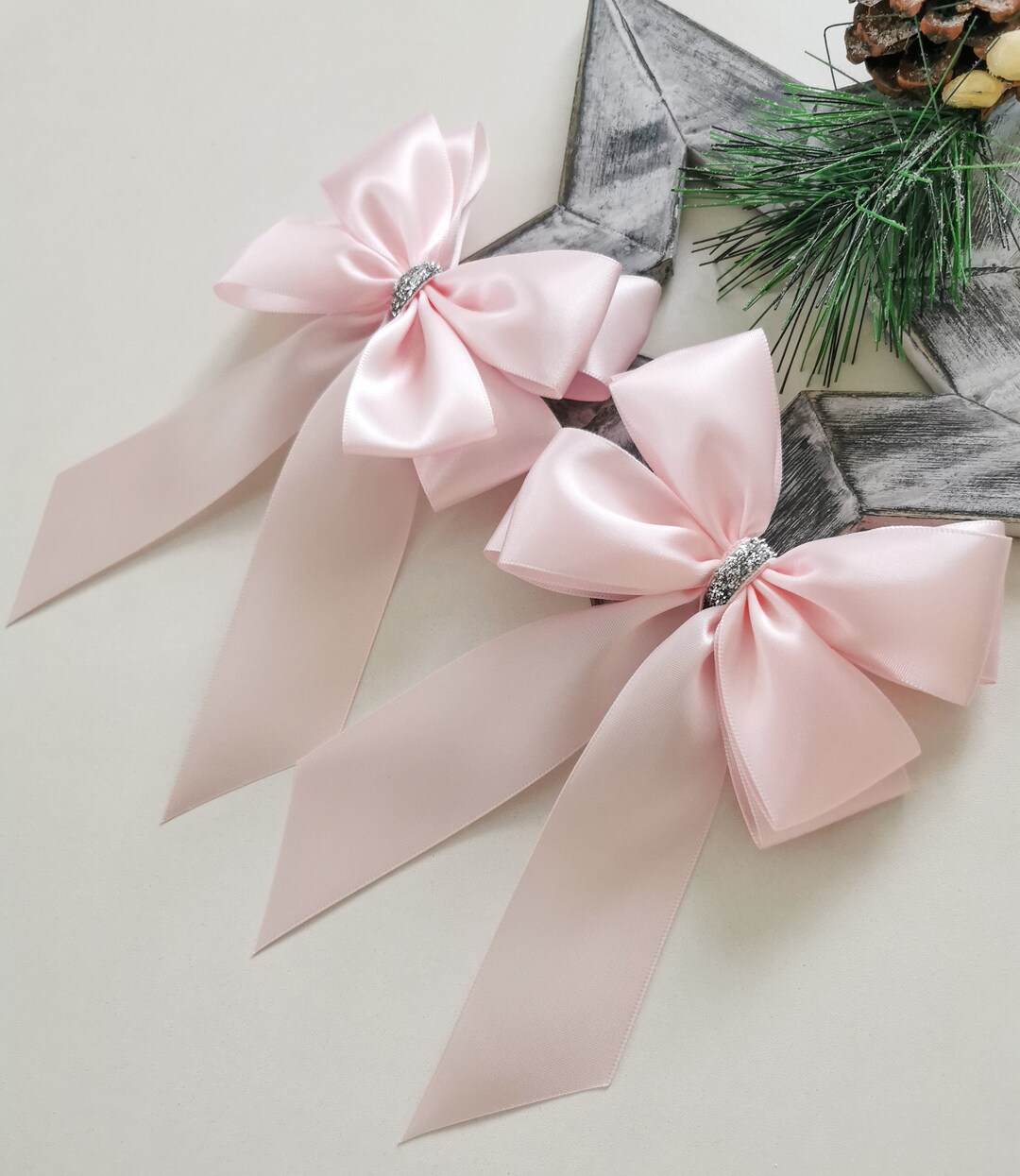 Pink Christmas Bows 