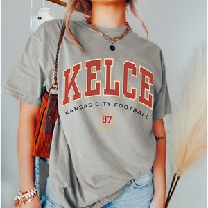 Travis Kelce Football t shirt, Gift for girlfriend, Kansas City