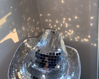 Mirrorball cowboy hat !