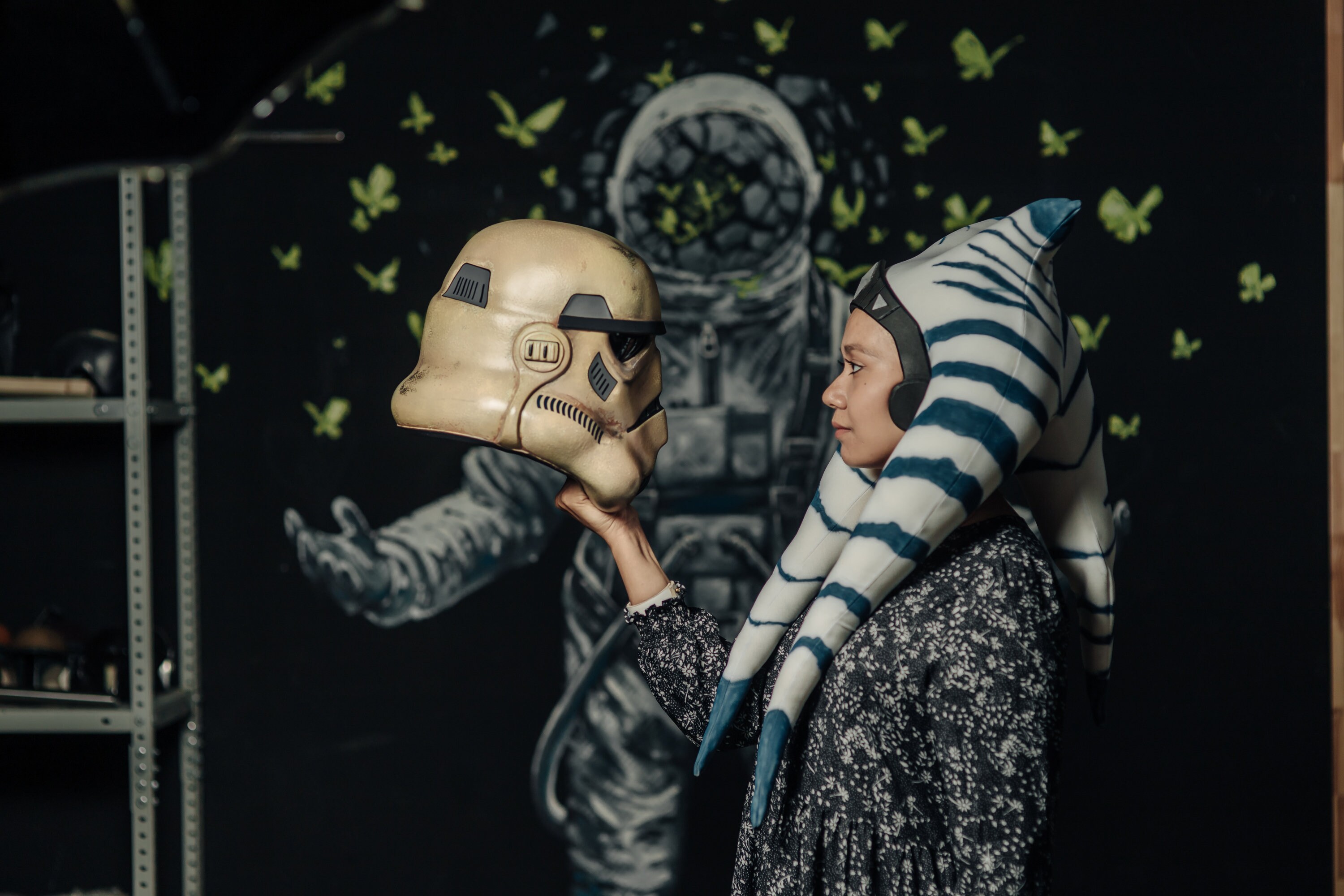 Ahsoka Tano Headpiece Montrals Ahsoka Tano From the Etsy