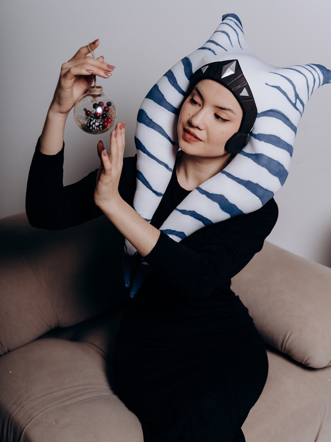 Ahsoka Tano Headpiece Montrals Ahsoka Tano From the Mandalorian Lekku