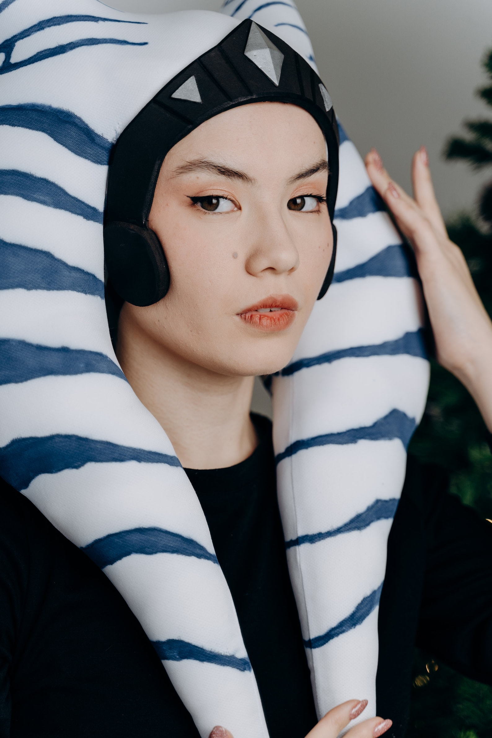 Ahsoka Tano Headpiece Montrals Ahsoka Tano From the Mandalorian Lekku