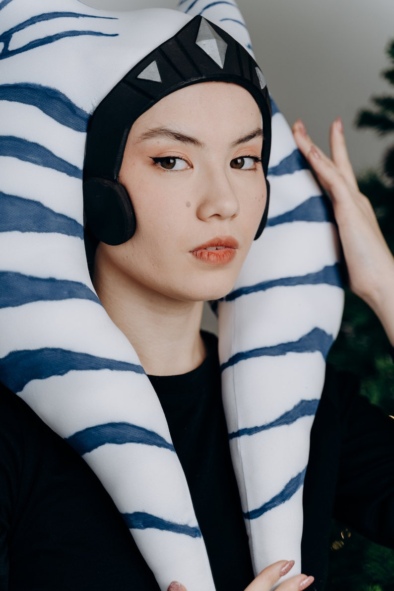 Ahsoka Tano Headpiece Montrals Ahsoka Tano From the Mandalorian Lekku