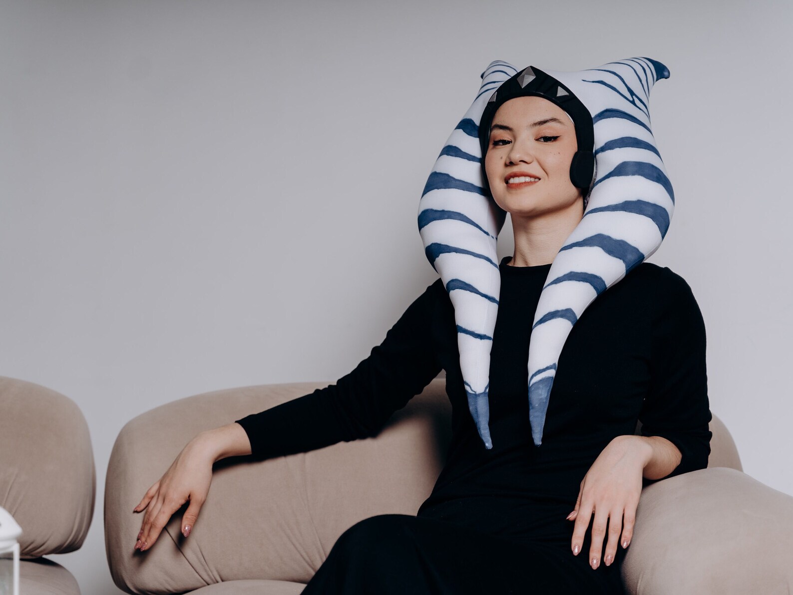 Ahsoka Tano Headpiece Montrals Ahsoka Tano From the Mandalorian Lekku Ahsoka Tano Etsy