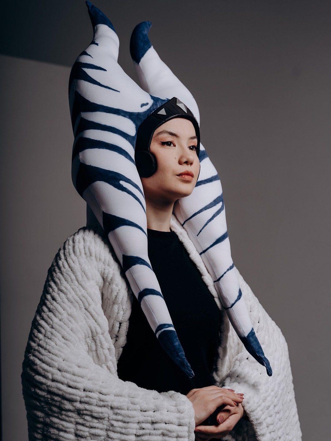 Ahsoka Tano Headpiece Montrals Togruta Ahsoka Tano Lekku Etsy