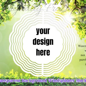 Wind Spinner Mock Up | Wind Spinner PNG | Wind Spinner Transparent Background Image for Posting | Wind Spinner Mock-up Digital Download