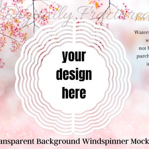Wind Spinner Mock Up | Wind Spinner PNG | Wind Spinner Transparent Background Image for Posting | Wind Spinner Mock-up Digital Download