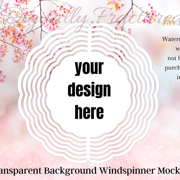 Wind Spinner Mock Up | Wind Spinner PNG | Wind Spinner Transparent Background Image for Posting | Wind Spinner Mock-up Digital Download