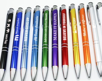 Personalized Engraved Metal Pens: Custom Business Gifts, Bulk Order