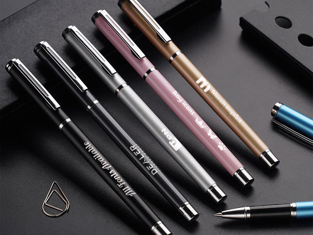Engraved Metal Pens Personalized Logo Pens For Business Schools 